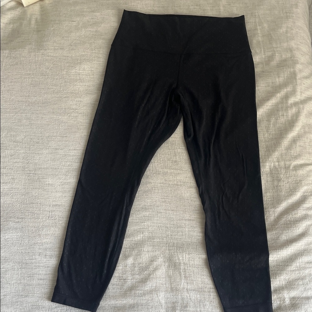 Black High-Waisted Crop Leggings